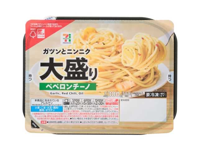 ７プレミアム 大盛りペペロンチーノ