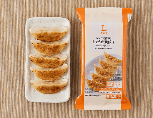 レンジで簡単！しょうが焼餃子